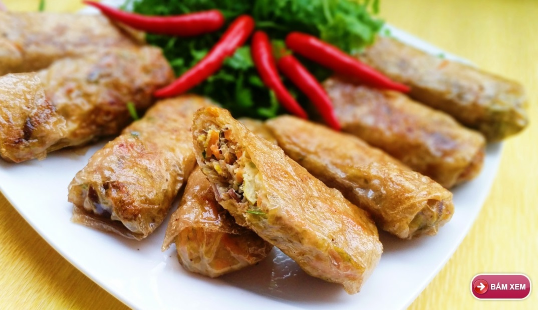 Bật mí cách làm bánh đa nem rươi giòn rụm