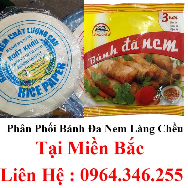 Phân phối bánh đa nem làng Chều tại Miền Bắc