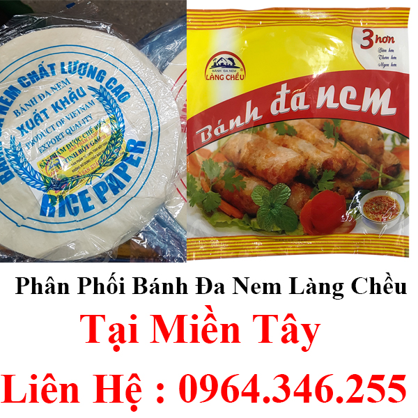 Phân phối bánh đa nem làng Chều tại Miền Tây