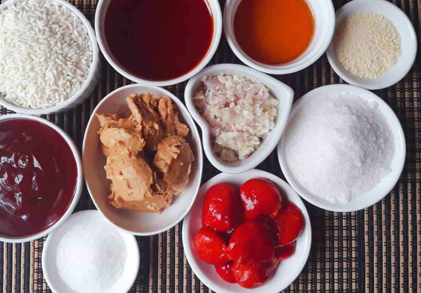 Nguyên liệu làm nước chấm nem nướng Nha Trang