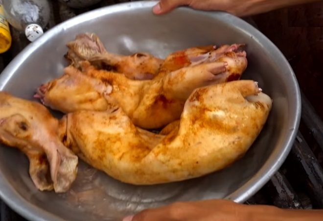 Thỏ thịt hỗ trợ thịt và thui - 280k/kg