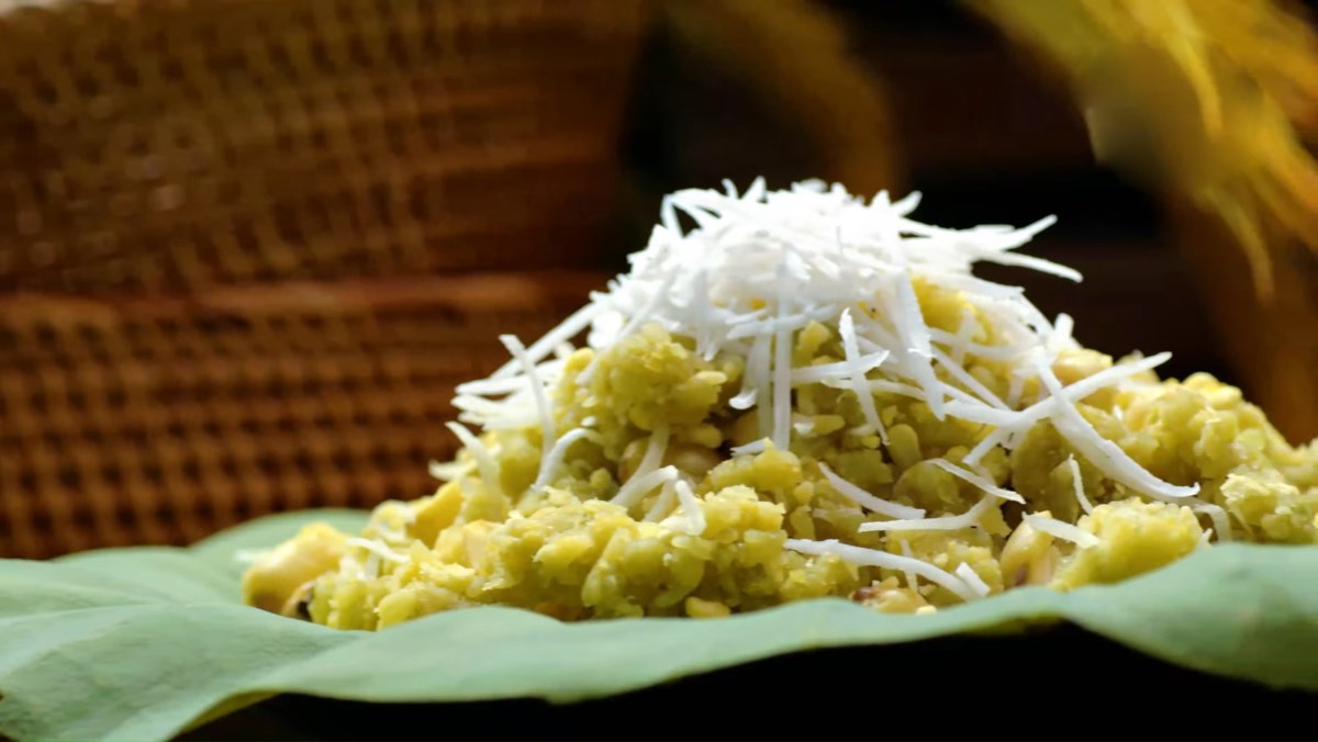 Xôi cốm hạt sen - đậm hương vị Hà Nội 