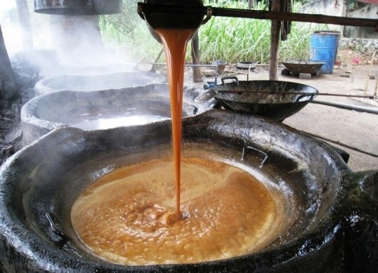 Công thức mật mía bánh đa nem loại đỏ làng Chều