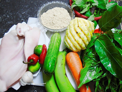 nguyên liệu làm nem tai cuốn