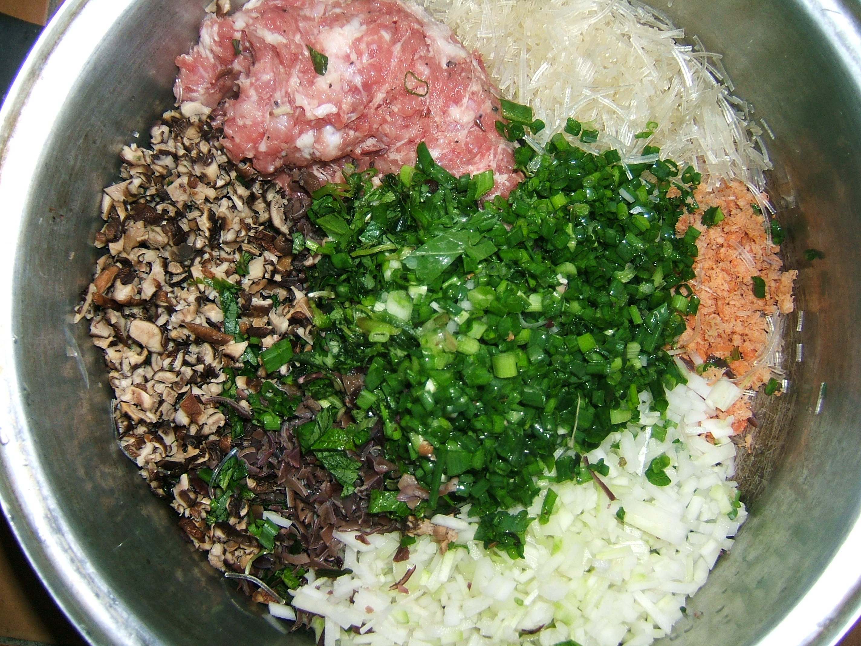 Trộn đều các nguyên liệu