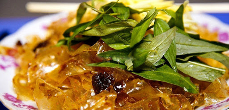 Cách làm bánh tráng trộn chay ăn vặt