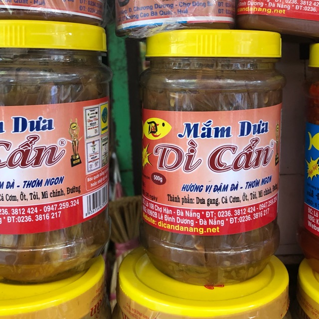 Mắm dưa cà Dì Cẩn